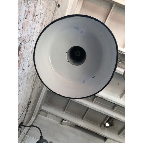 Image 1 of Industriële fabrieksplafondlamp van Wikasy A23, jaren 1950
