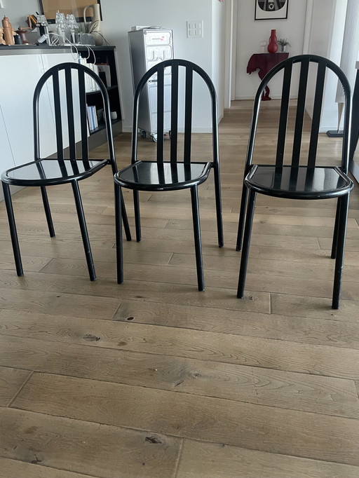 3x Mallet-Stevens stoelen