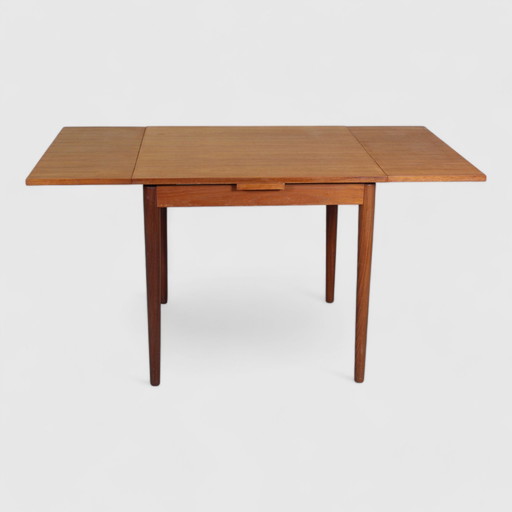 Vintage Vierkante Uitschuifbare Eettafel - Jaren '60, Teak