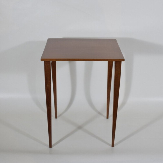 Image 1 of Teakhouten salontafel of uiteinde van sofa, 1960