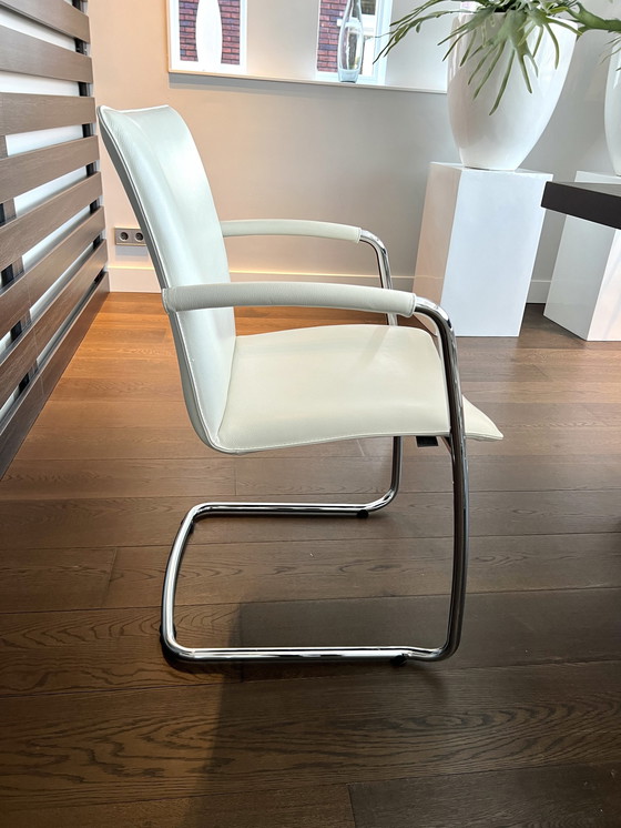 Image 1 of 6x Leolux Freyr Eetkamer Stoelen