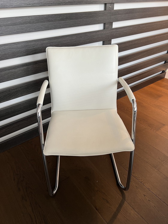 Image 1 of 6x Leolux Freyr Eetkamer Stoelen