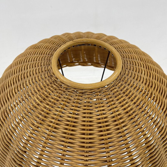 Image 1 of Vintage rotan vloerlamp, Tsjecho-Slowakije 1980