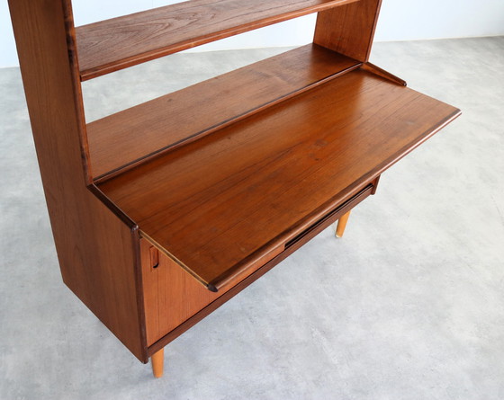 Image 1 of Vintage Teak Secretaire