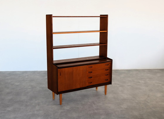 Image 1 of Vintage Teak Secretaire