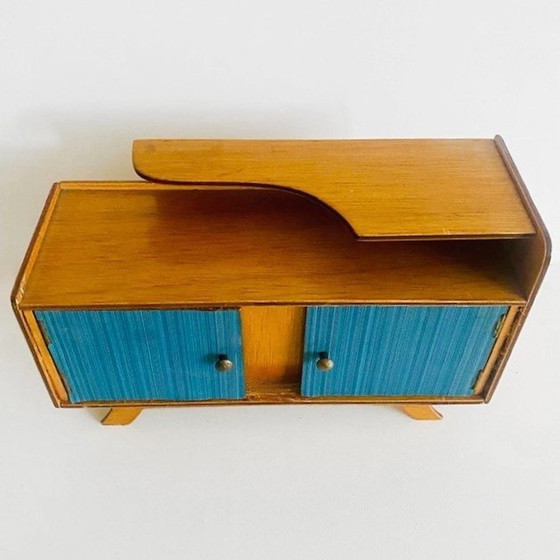 Image 1 of Miniatuur meubels mid-century Deens design lowboard 1960's