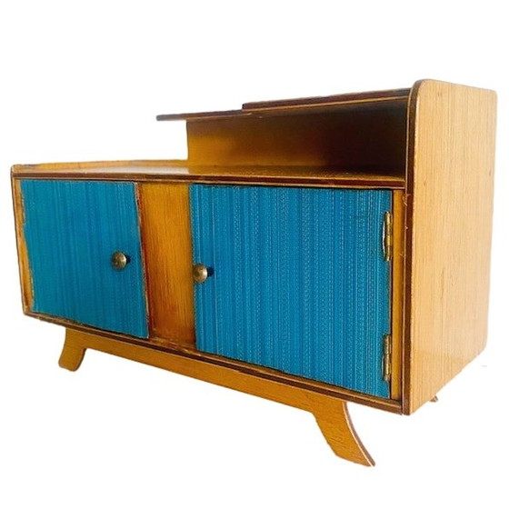 Image 1 of Miniatuur meubels mid-century Deens design lowboard 1960's