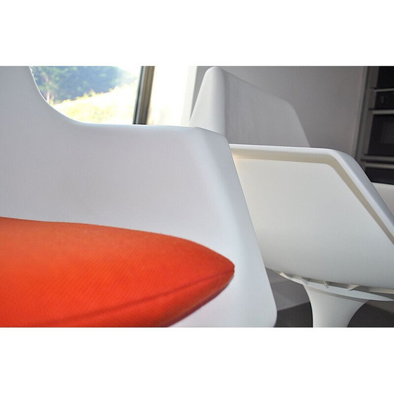 Image 1 of Paar Vintage draaifauteuils Stempel Nurieux 1970