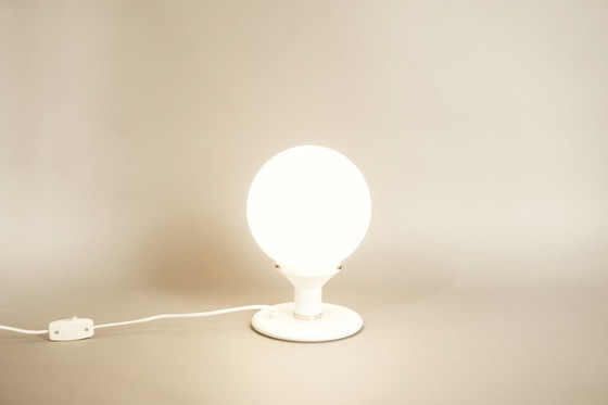 Image 1 of Vintage witte Regency Bubble tafellamp, jaren 70