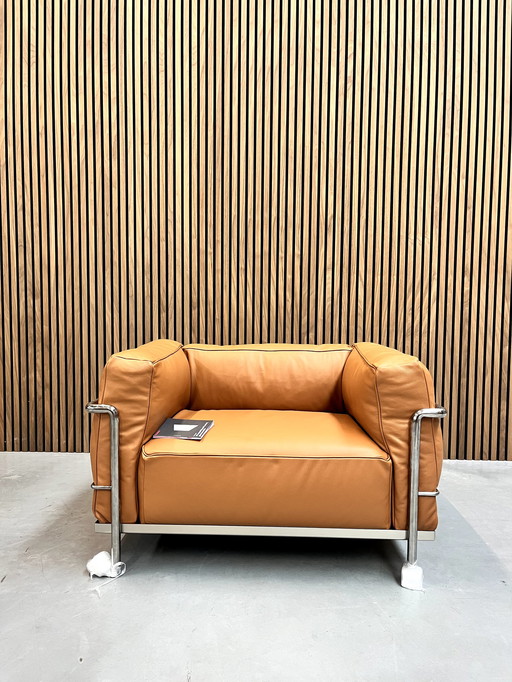 Cassina LC2 - Le Corbusier Cognac leder dons