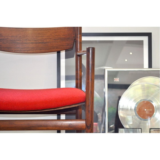 Image 1 of Vintage Fauteuil Rozenhout Deens