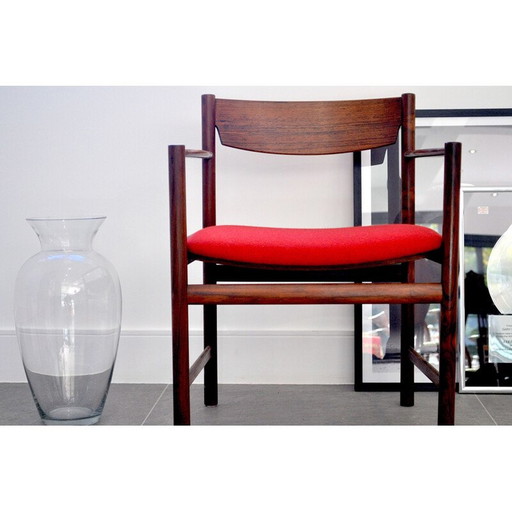 Vintage Fauteuil Rozenhout Deens