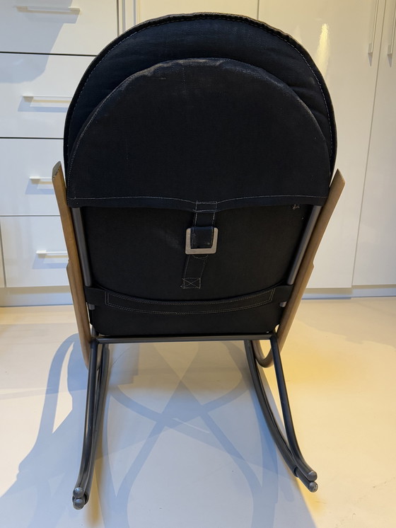 Image 1 of Schommelstoel “Nonna” Paul Tuttle Voor Strässle International, Zwitserland