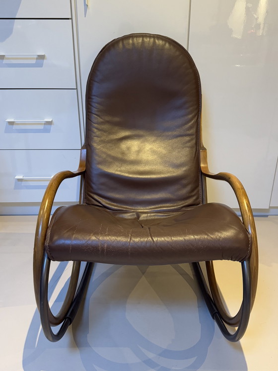 Image 1 of Schommelstoel “Nonna” Paul Tuttle Voor Strässle International, Zwitserland