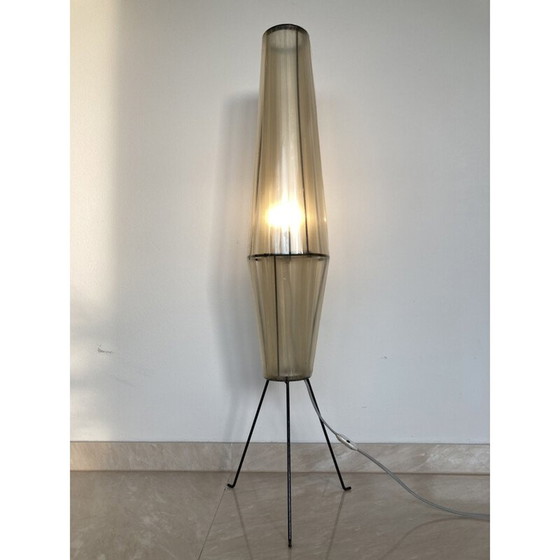 Image 1 of Vintage vloerlamp uit het ruimtetijdperk, Tsjecho-Slowakije 1960