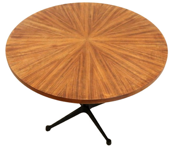 Image 1 of Ronde eettafel 'Blankenau' vintage