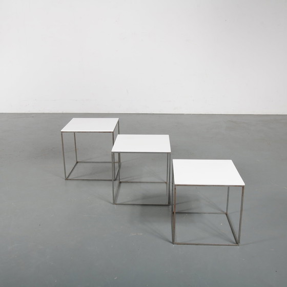 Image 1 of Poul Kjaerholm PK71 Nesttafels, Denemarken, 1960