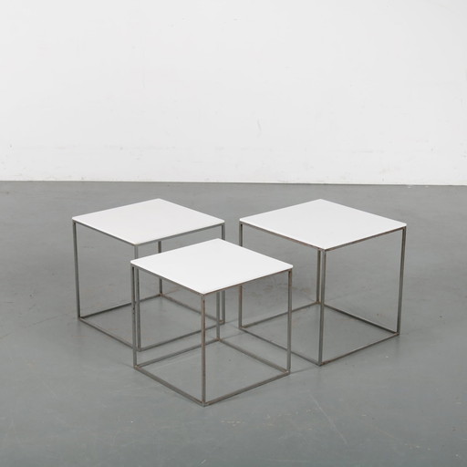 Poul Kjaerholm PK71 Nesttafels, Denemarken, 1960