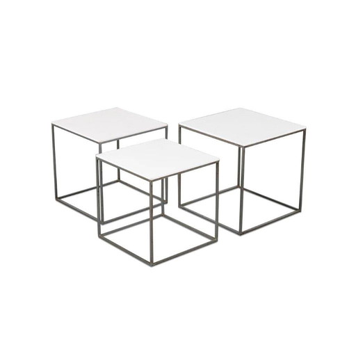 Poul Kjaerholm PK71 Nesttafels, Denemarken, 1960