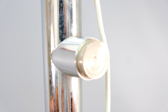 Image 1 of Vintage magneet & chromen vloerlamp, 1970