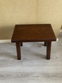 2x Vintage mimiset bijzettafels