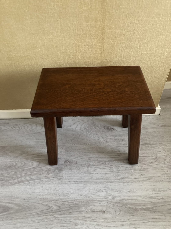 Image 1 of 2x Vintage mimiset bijzettafels