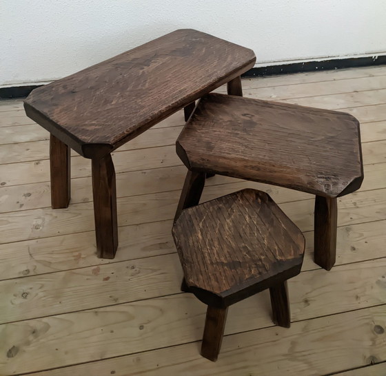 Image 1 of Brutalist Nesting Set Nl 70'S 