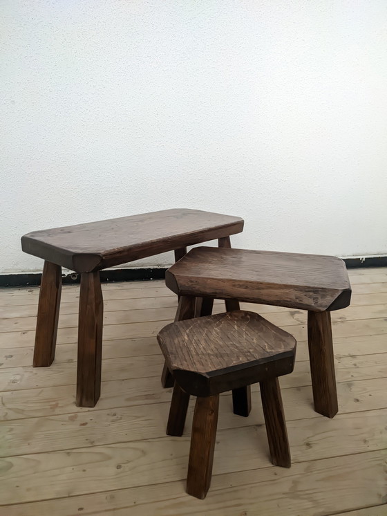 Image 1 of Brutalist Nesting Set Nl 70'S 