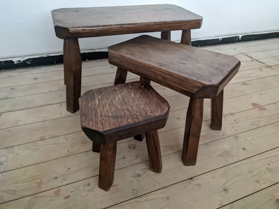 Image 1 of Brutalist Nesting Set Nl 70'S 