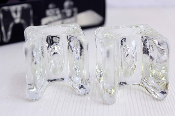 Image 1 of Set van 4 kandelaars Juhava Oy Finland Ri-Jalka 1970