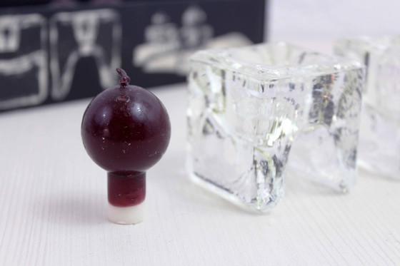 Image 1 of Set van 4 kandelaars Juhava Oy Finland Ri-Jalka 1970