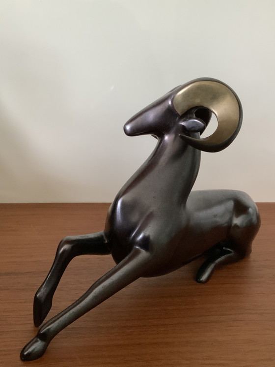 Image 1 of Loet Vanderveen Bronzen Ram