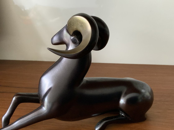 Image 1 of Loet Vanderveen Bronzen Ram