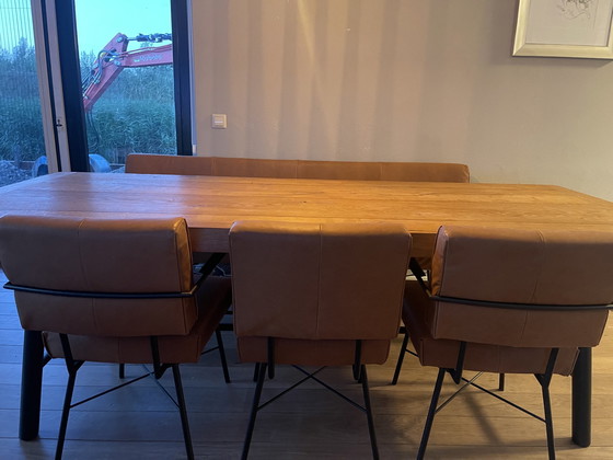 Image 1 of Bert Plantagie Eetkamertafel Brown collectie