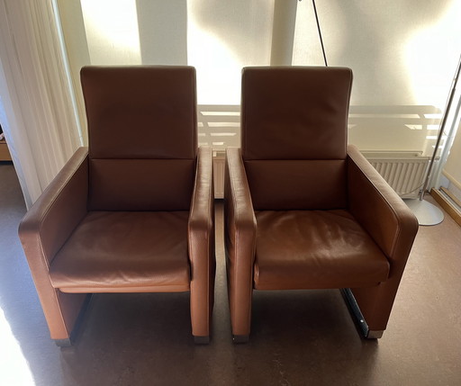 2x Jori Stoelen Leer