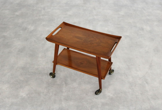 Image 1 of Vintage Zweedse Bijzettafel/Trolley