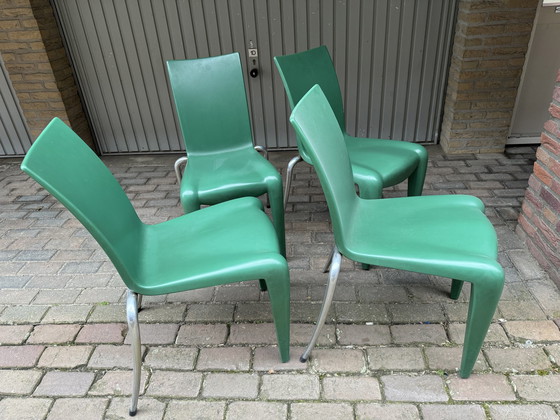 Image 1 of 4x Vitra Phillipe Starck Louis 20 Stoel