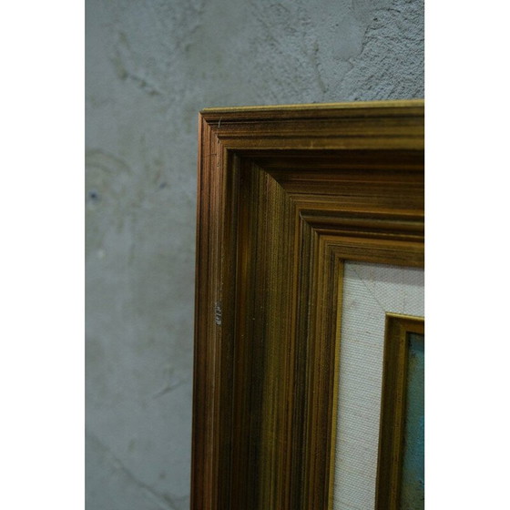 Image 1 of Zweeds vintage olieverfschilderij van John Börén, 1960