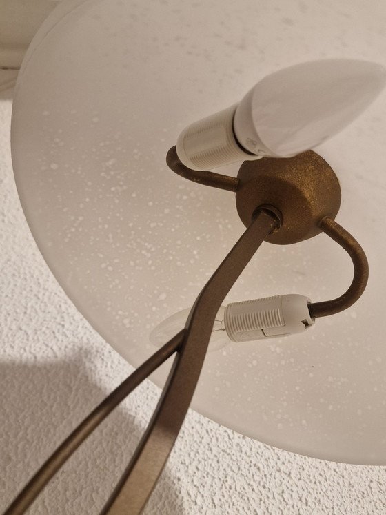 Image 1 of Vintage Italiaanse Glazen Mushroom Lamp