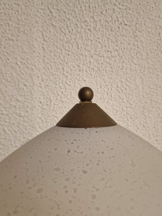 Image 1 of Vintage Italiaanse Glazen Mushroom Lamp