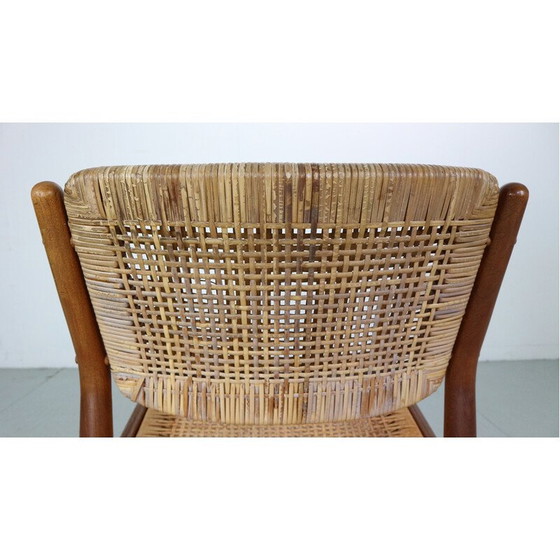 Image 1 of Vintage teakhouten stoel van Arne Vodder voor Sibast Furniture, Denemarken 1950