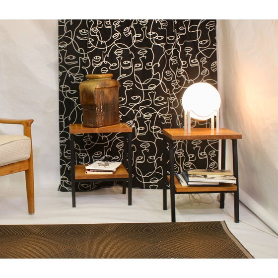 Image 1 of Vintage bolvormige lamp in wit opaline, 1970