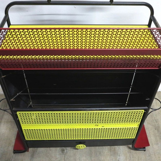 Image 1 of Vintage metalen kast, Frankrijk 1959