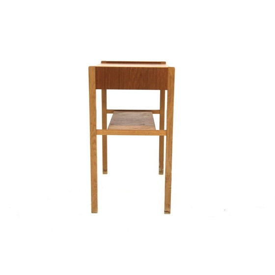 Image 1 of Vintage teak en eiken nachtkastje, Zweden 1960