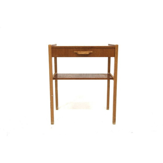 Image 1 of Vintage teak en eiken nachtkastje, Zweden 1960