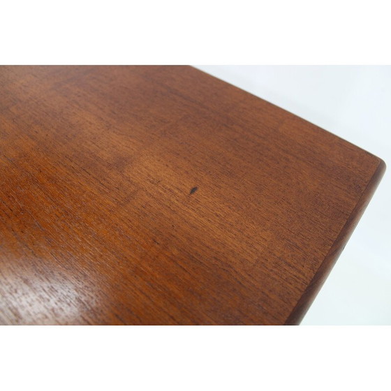 Image 1 of Vintage uitschuifbare teakhouten eettafel, Denemarken 1960