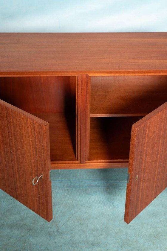 Image 1 of Vintage design gerenoveerd dressoir, 60s sideboard teak