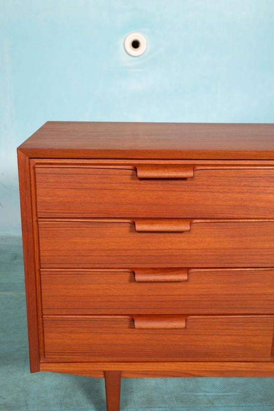 Image 1 of Vintage design gerenoveerd dressoir, 60s sideboard teak