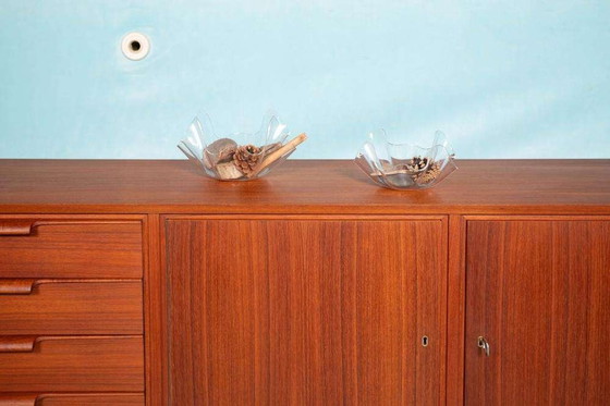 Image 1 of Vintage design gerenoveerd dressoir, 60s sideboard teak