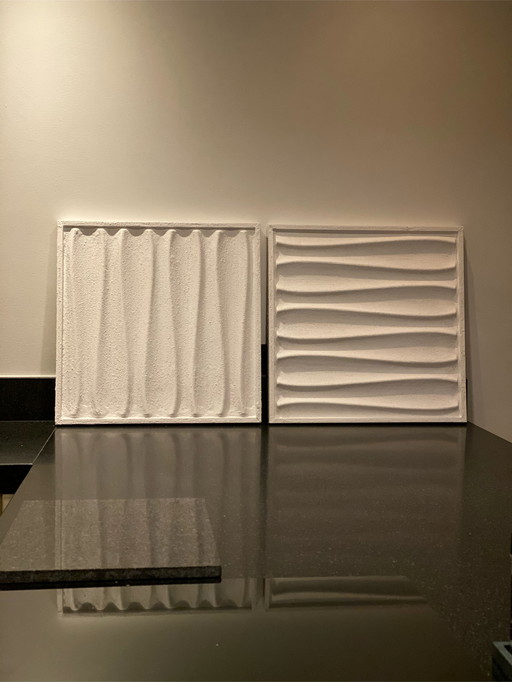 Moderne wandsculptuur